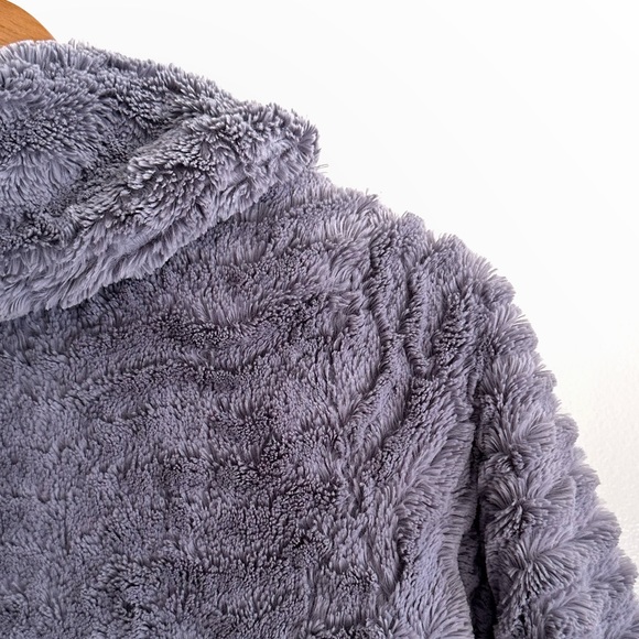 Patagonia Girls Gray Primaloft Pelage Jacket Faux Fur - Picture 4 of 6